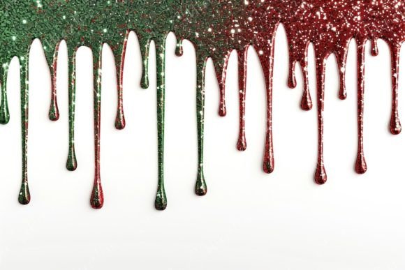 Abstract Color Drips Background: A Festive Digital Canvas