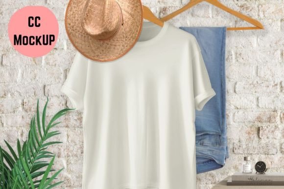 Comfort Color C1717 Mockup Flat Lay: Showcase Your Designs