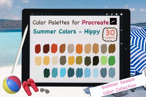 Embrace the Vibe: Procreate Color Palettes-Summer Hippy