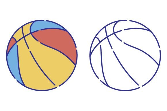 Exploring the Thin Line Stroked Color Icon Bright Ball