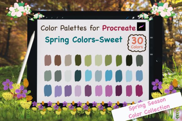 Spring Sweet: Procreate Palettes for Vibrant Designs
