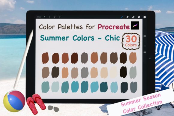 Summer Chic: Your Procreate Color Palette Solution