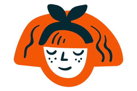 The Playful Appeal of Funny Red Hair Girl Sketch