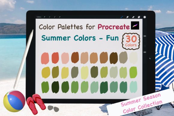 Unlock Vibrant Creativity with Procreate Color Palettes: Summer Fun Edition